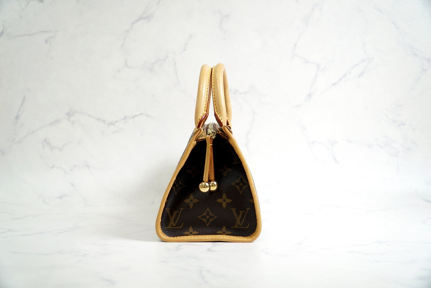 [Very Good] LOUIS VUITTON Monogram Popincourt Hand Bag M40009 Vintage Authentic