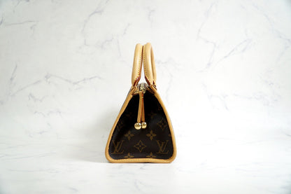 [Very Good] LOUIS VUITTON Monogram Popincourt Hand Bag M40009 Vintage Authentic
