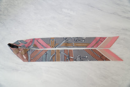 Unused Hermes Twilly Mors a Jouets Chemise Pink Scarf Ribbon With Box JAPAN