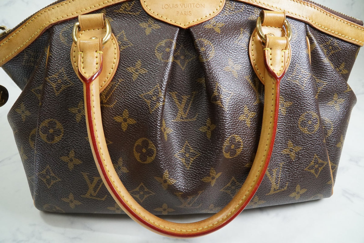 [AB Good] Louis Vuitton Monogram Tivoli PM Handbag Brown Canvas M40143 Authentic