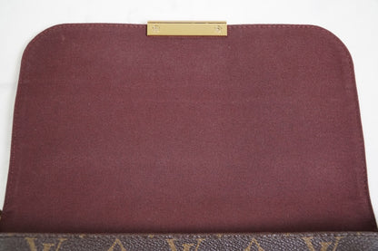 [Very Good] LOUIS VUITTON Monogram Favorite MM M40718 Shoulder Bag Purse w/Chain