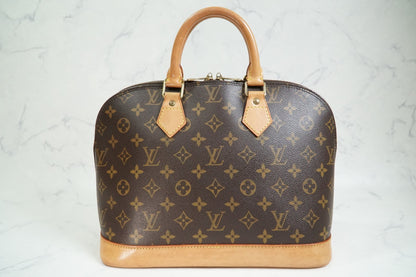 [Rank AB] Louis Vuitton Alma M51130 Monogram Canvas Handbag with Shoulder Strap