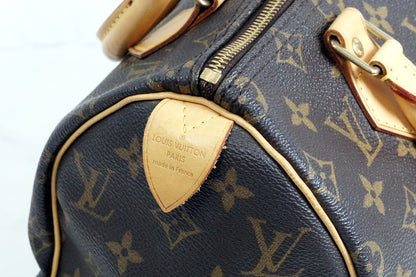 [AB] LOUIS VUITTON Monogram Speedy 25 Handbag Brown M41109 Vintage Authentic