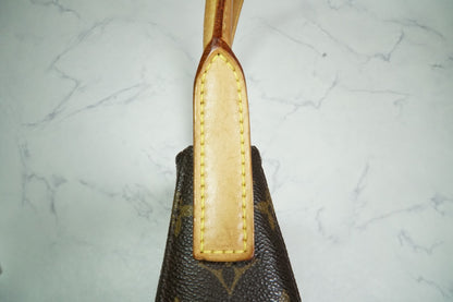 [Good] Louis Vuitton Monogram Looping MM Shoulder Bag M51146 Brown Authentic