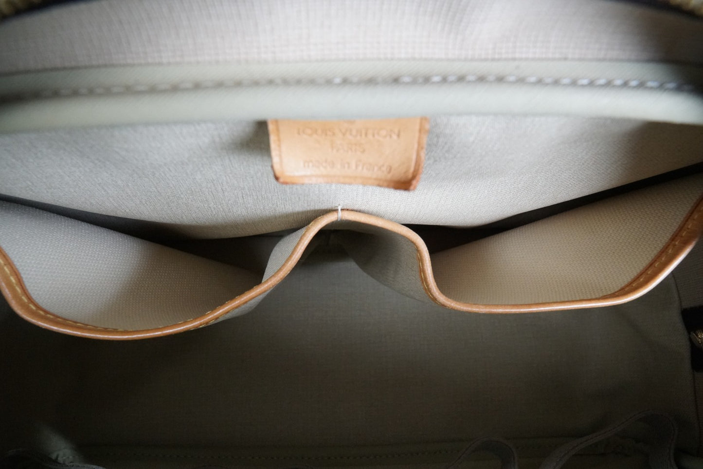 [Rank AB] Louis Vuitton Deauville M47270 Monogram Canvas Handbag Vintage Auth