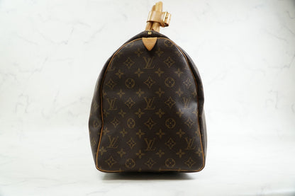 [Rank AB] Louis Vuitton Monogram Keepall 50 M41426 Boston Bag Travel Luggage
