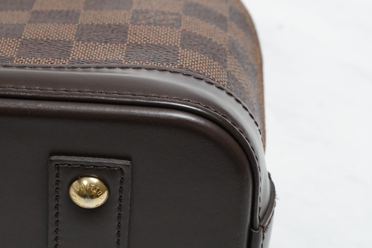 [Excellent] Louis Vuitton Damier Ebene Alma BB 2Way Handbag Shoulder Bag N41221