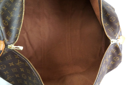 [Rank AB] Louis Vuitton Monogram Keepall 60 Travel Boston Bag M41422 Authentic