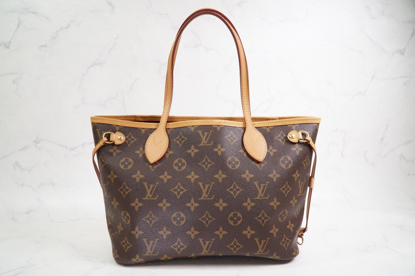 [EXCELLENT] LOUIS VUITTON Monogram Neverfull PM Tote Bag Brown AR1170 w/ Box