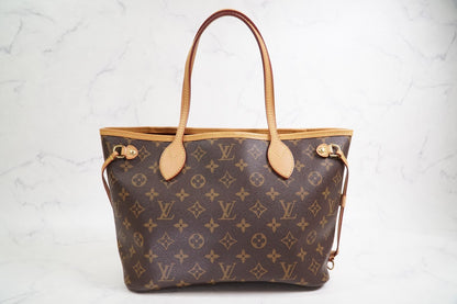 [EXCELLENT] LOUIS VUITTON Monogram Neverfull PM Tote Bag Brown AR1170 w/ Box