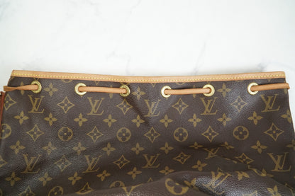Louis Vuitton Petit Noe M42226 Monogram Canvas Shoulder Bucket Bag Vintage Auth