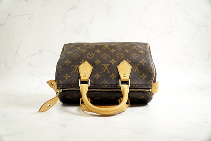 [AB] LOUIS VUITTON Monogram Speedy 25 Handbag Brown M41109 Vintage Authentic