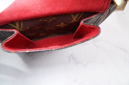 [Rank AB] LOUIS VUITTON Monogram Viva Cite PM Shoulder Bag M51165 Brown Leather