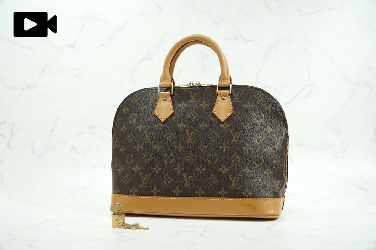 [Excellent] Louis Vuitton Monogram Alma PM Handbag M51130 Vintage Purse