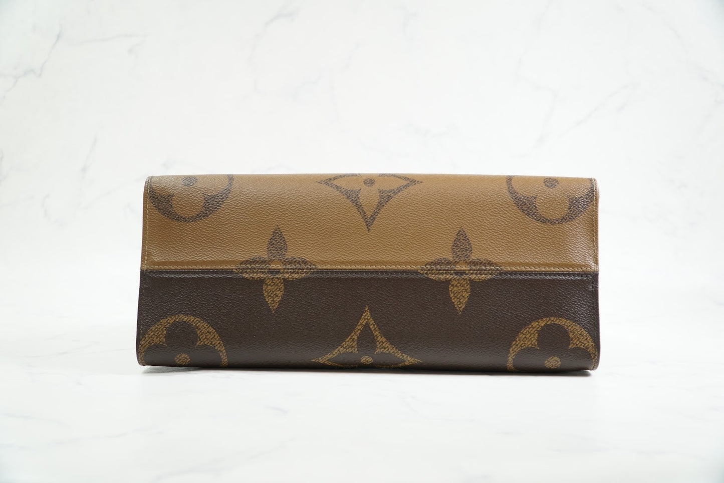 [Good] Louis Vuitton OnTheGo MM Monogram Giant Reverse Tote Bag M45321 Brown GLD