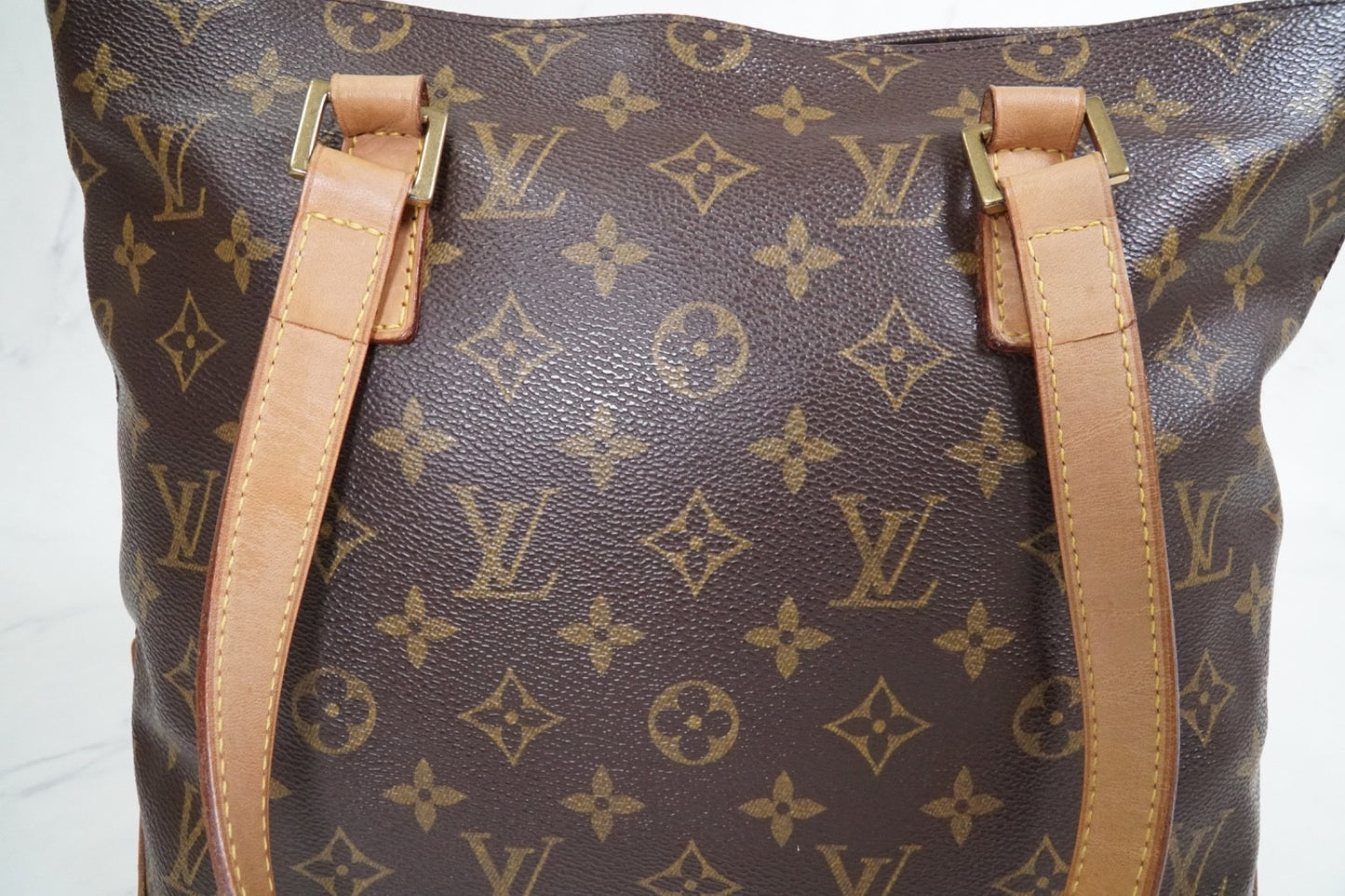 [Good Vintage] Louis Vuitton Monogram Cabas Piano Tote Shoulder Bag M51148 Purse