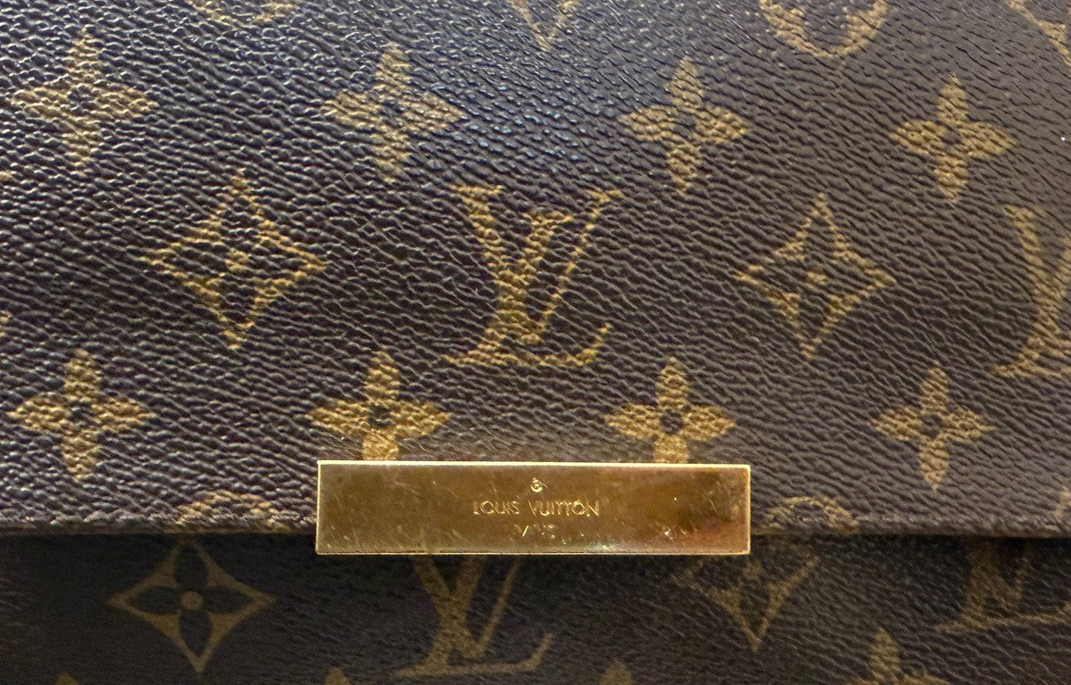 [Rank AB] Louis Vuitton Favorite MM Monogram 2Way Shoulder Bag w/Strap Authentic