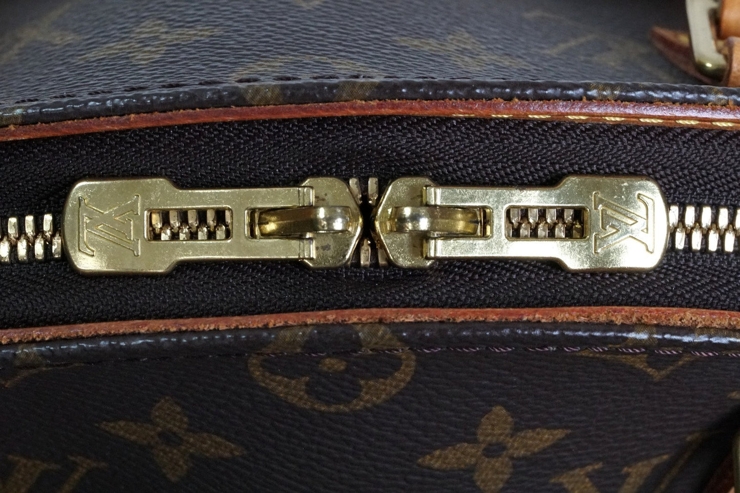 [Very Good] Louis Vuitton Monogram Ellipse PM Handbag Brown Canvas M51127 Auth