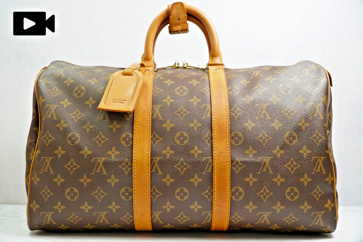 [Good] Louis Vuitton Keepall 45 Monogram Canvas Vintage Boston Travel Bag M41428