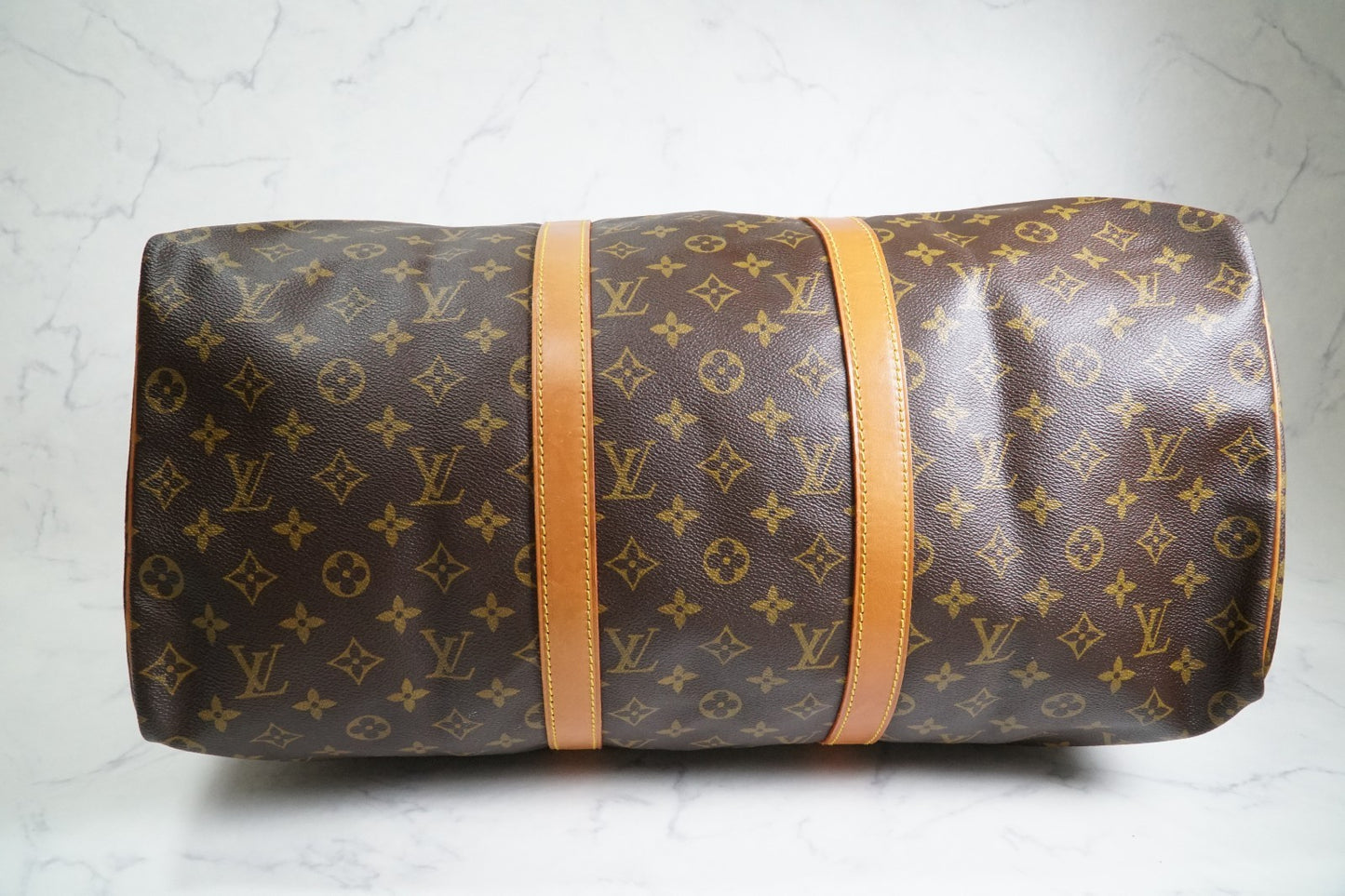 [Good] Louis Vuitton Monogram Keepall 50 Travel Boston Bag M41426 France VI882
