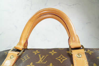 [AB] Louis Vuitton Keepall Bandouliere 60 M41412 Monogram Travel Bag Vintage