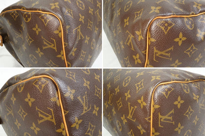 [Rank AB] Louis Vuitton Monogram Speedy 30 Handbag Boston Bag M41108 Authentic