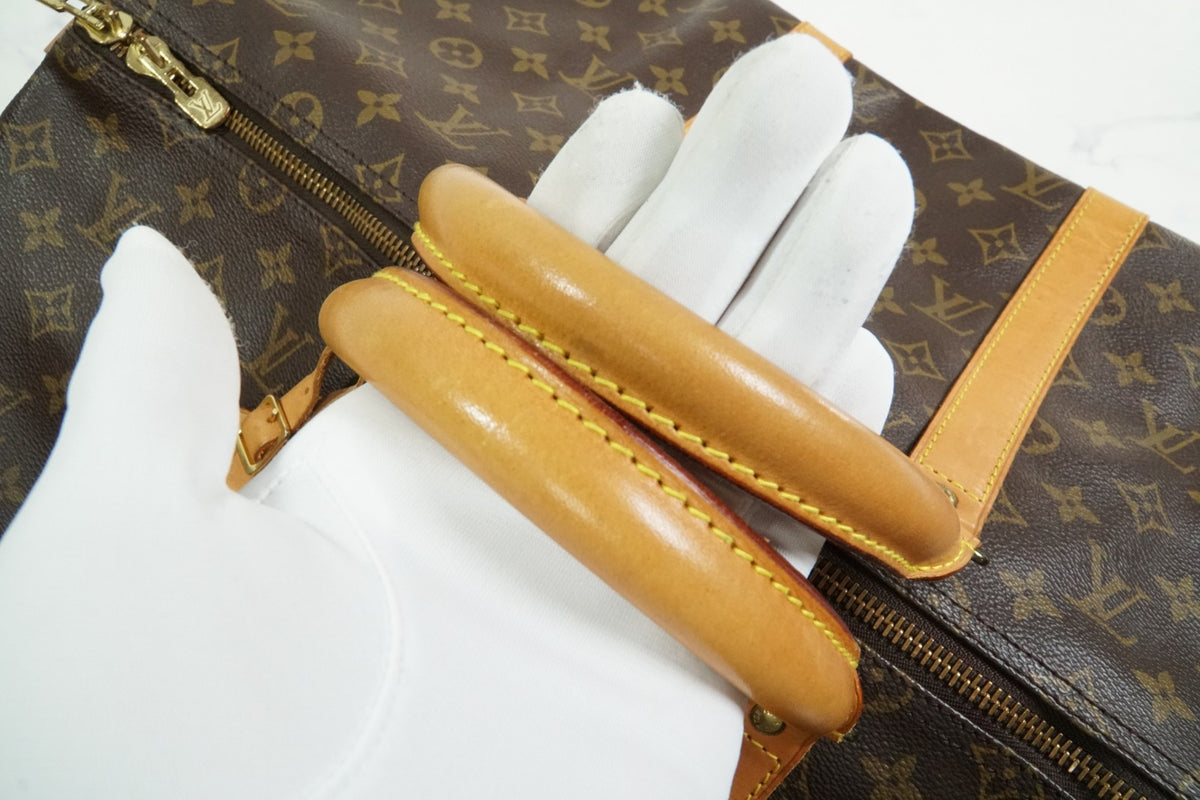 [AB Rank] Louis Vuitton Keepall 50 Monogram Canvas Travel Duffle Bag Vintage