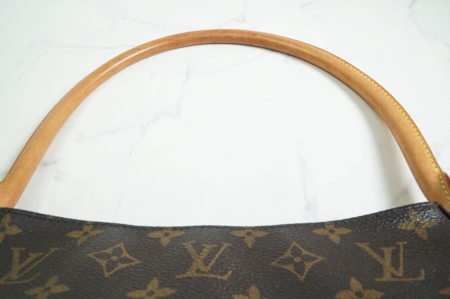 [Excellent] Louis Vuitton Monogram Looping MM Shoulder Bag M51146 Canvas Vintage