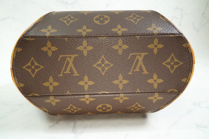 [Very Good] Louis Vuitton Monogram Ellipse PM Handbag Brown Canvas M51127 Auth