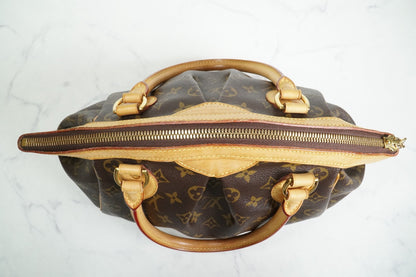 [AB Good] Louis Vuitton Monogram Tivoli PM Handbag Brown Canvas M40143 Authentic
