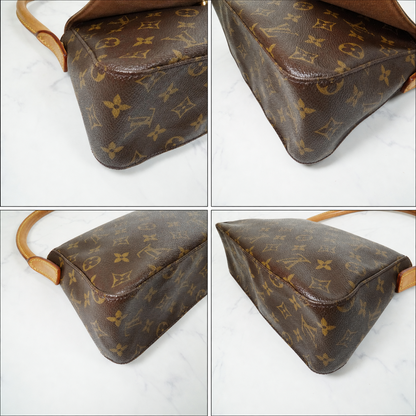[AB] Louis Vuitton Monogram Mini Looping Shoulder Bag M51147 Vintage Canvas