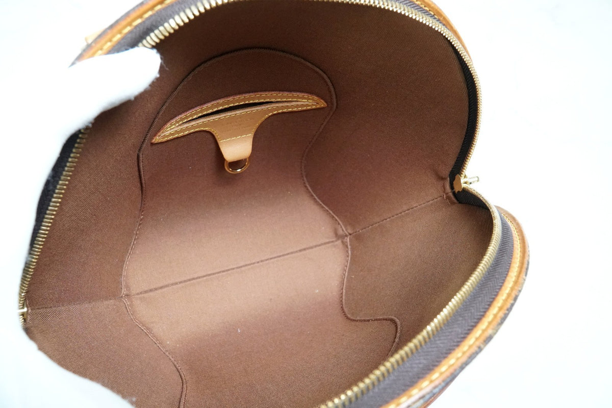 [Very Good] Louis Vuitton Monogram Ellipse PM Handbag Brown Canvas M51127 Auth