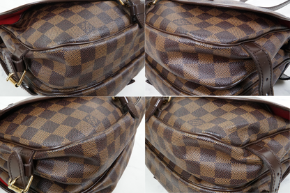 [EXC+ / AB] Louis Vuitton Damier Ebene Saumur 30 Special Order Shoulder Bag Rare