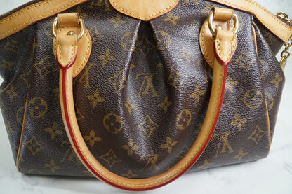 [AB Good] Louis Vuitton Monogram Tivoli PM Handbag Brown Canvas M40143 Authentic