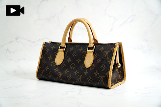 [Very Good] LOUIS VUITTON Monogram Popincourt Hand Bag M40009 Vintage Authentic