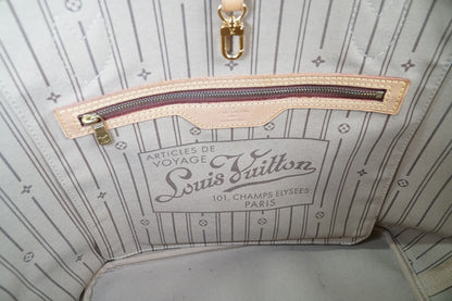 [Rank AB] LOUIS VUITTON Monogram Neverfull MM M40156 Brown Tote Shoulder Bag