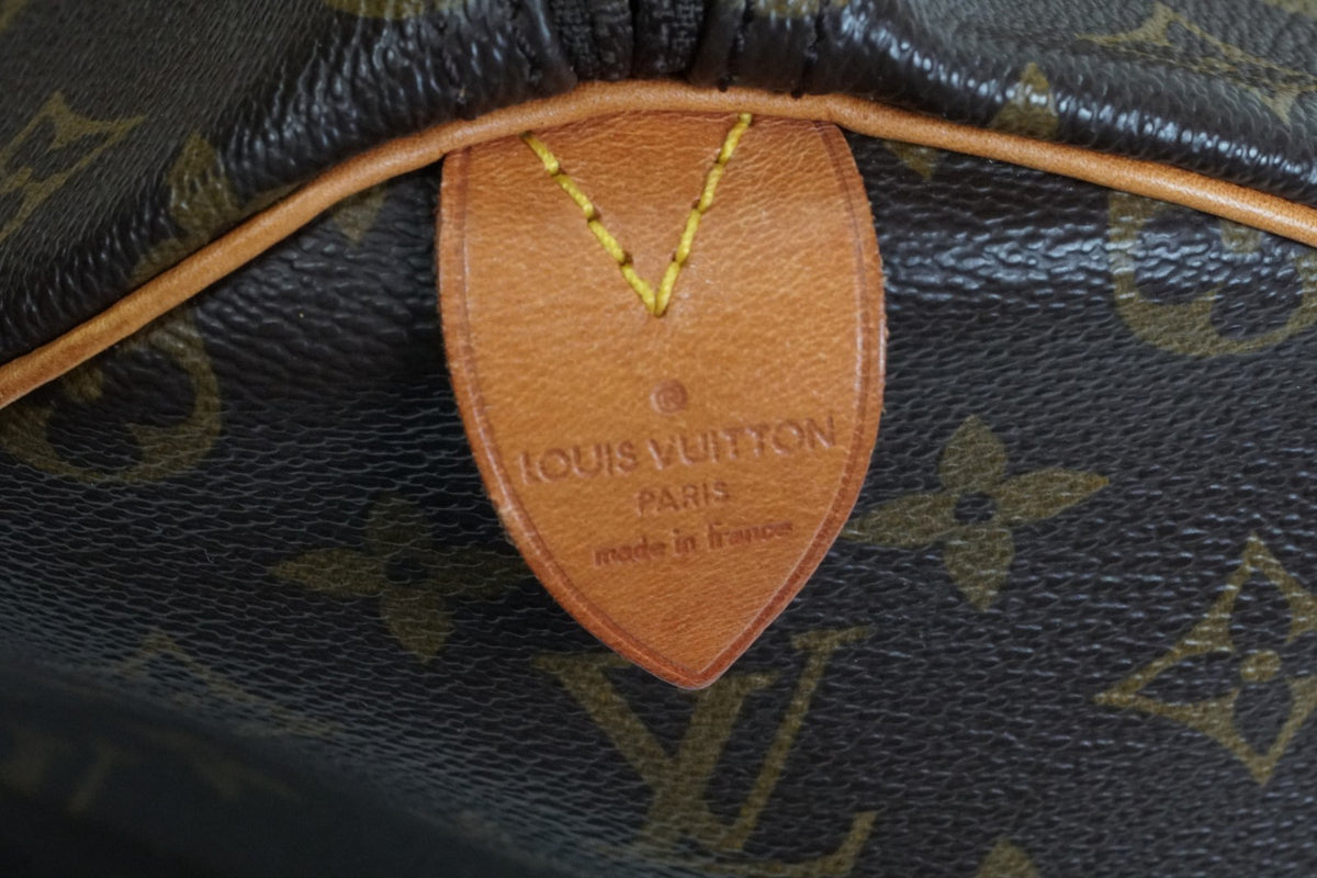 [AB Rank] Louis Vuitton Keepall 50 Monogram Canvas Travel Duffle Bag Vintage