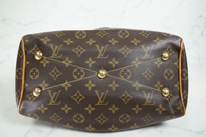 [AB Good] Louis Vuitton Monogram Tivoli PM Handbag M40143 Brown Vintage Canvas