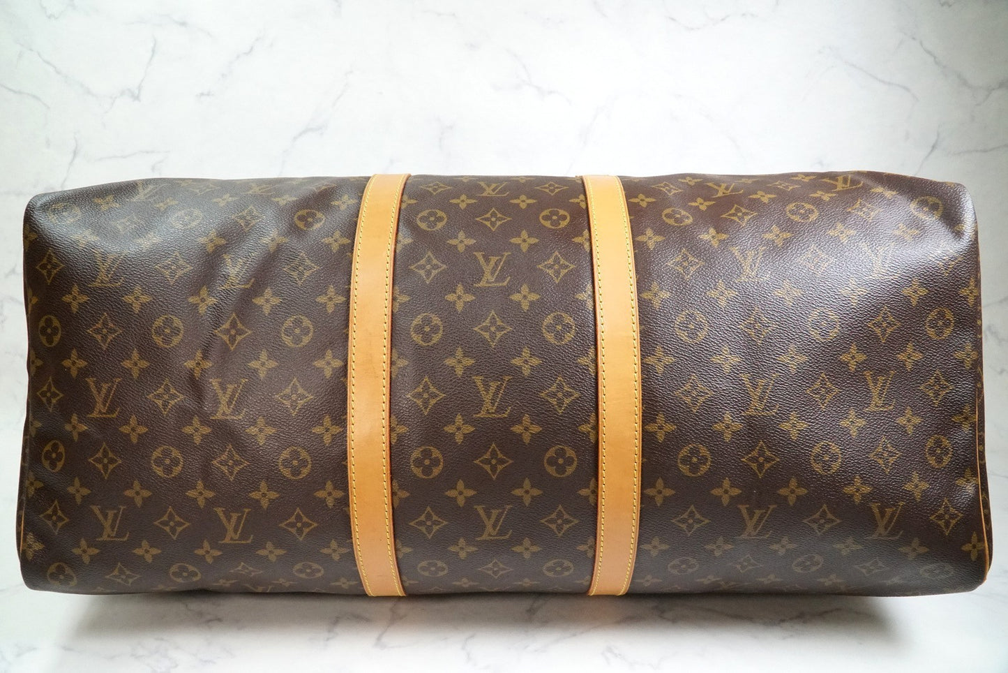 [Rank AB] Louis Vuitton Monogram Keepall 60 Travel Boston Bag M41422 Authentic