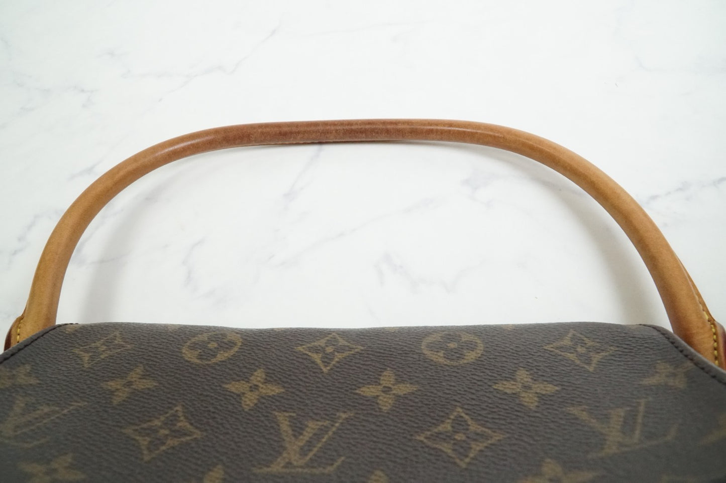 [AB] Louis Vuitton Monogram Mini Looping Shoulder Bag M51147 Vintage Canvas