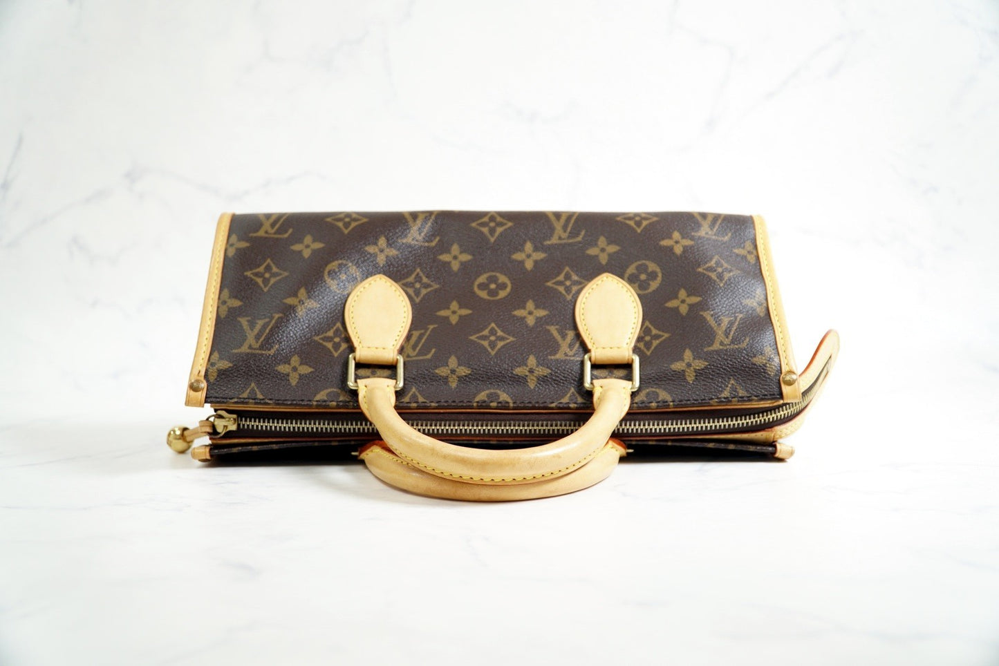 [Very Good] LOUIS VUITTON Monogram Popincourt Hand Bag M40009 Vintage Authentic