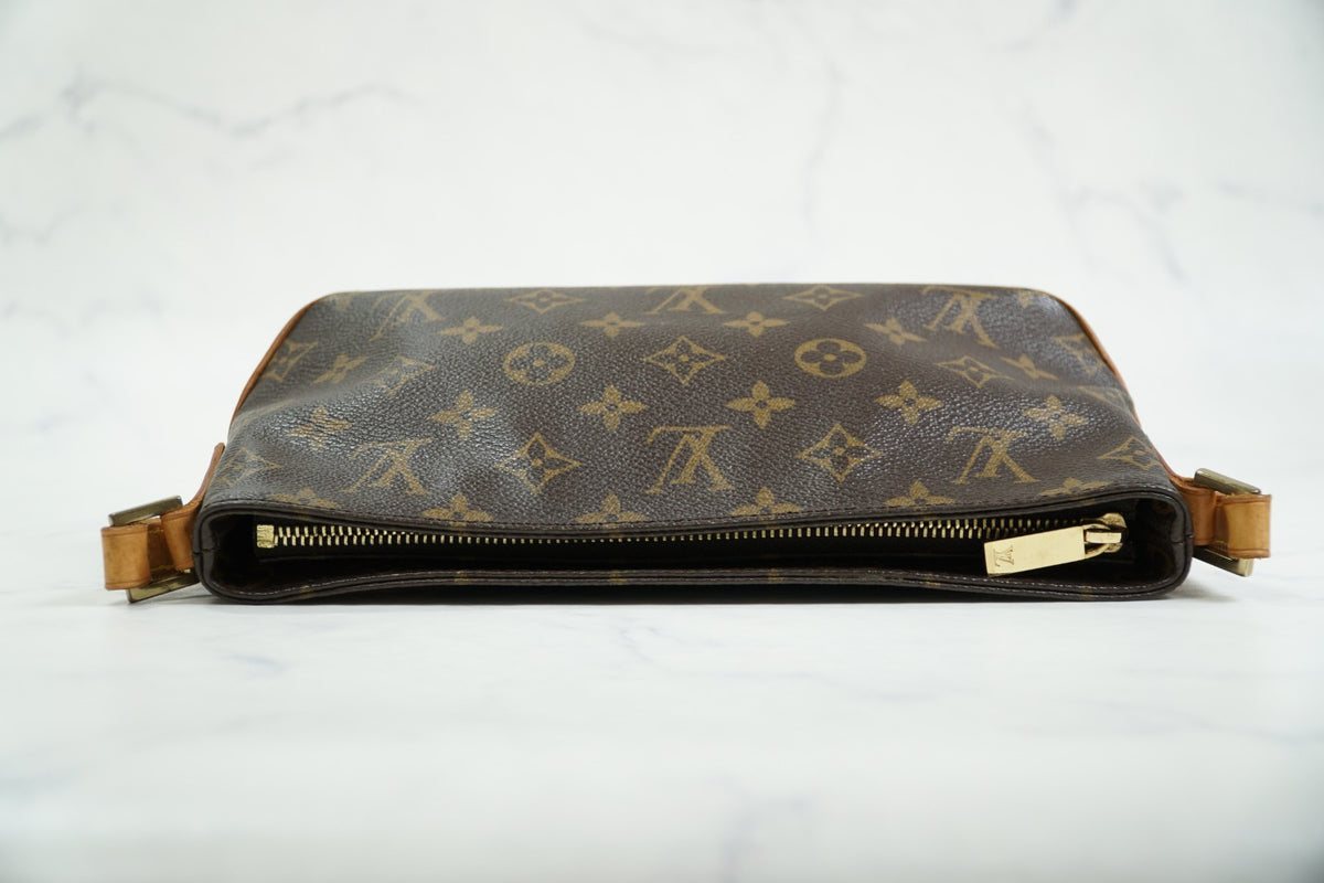 Louis Vuitton Monogram Trotteur M51240 Crossbody Shoulder Bag Vintage Authentic