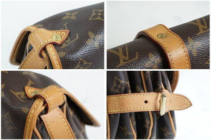 [Rank AB] LOUIS VUITTON Saumur 30 Monogram Shoulder Bag M42256 Canvas w/ Box