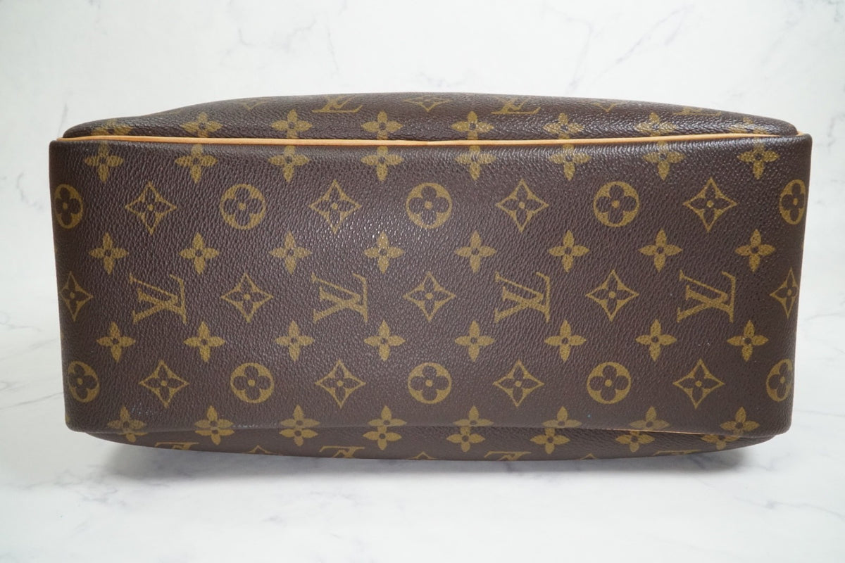 [AB Good] Louis Vuitton Monogram Deauville Bowling Vanity Handbag M47270 Auth