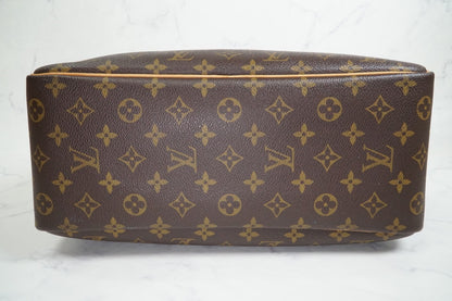 [AB Good] Louis Vuitton Monogram Deauville Bowling Vanity Handbag M47270 Auth