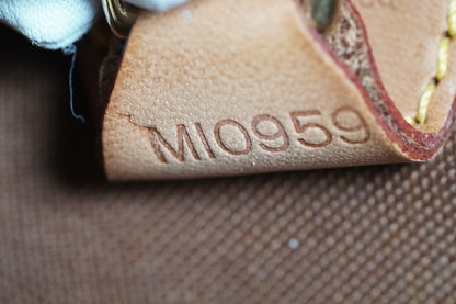 [Rank AB] Louis Vuitton Monogram Ellipse MM Handbag M51126 Brown Canvas w/ Box