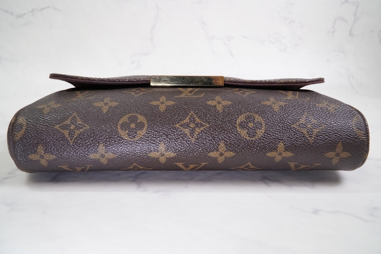 [Very Good] LOUIS VUITTON Monogram Favorite MM M40718 Shoulder Bag Purse w/Chain