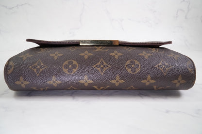 [Very Good] LOUIS VUITTON Monogram Favorite MM M40718 Shoulder Bag Purse w/Chain