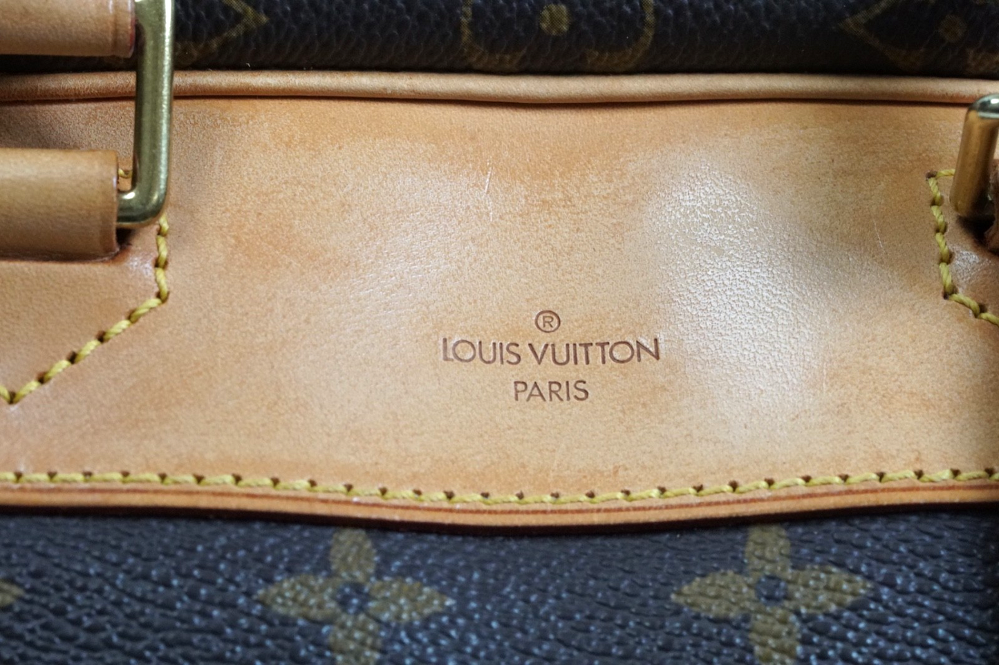 [AB Good] Louis Vuitton Monogram Deauville Bowling Vanity Handbag M47270 Auth