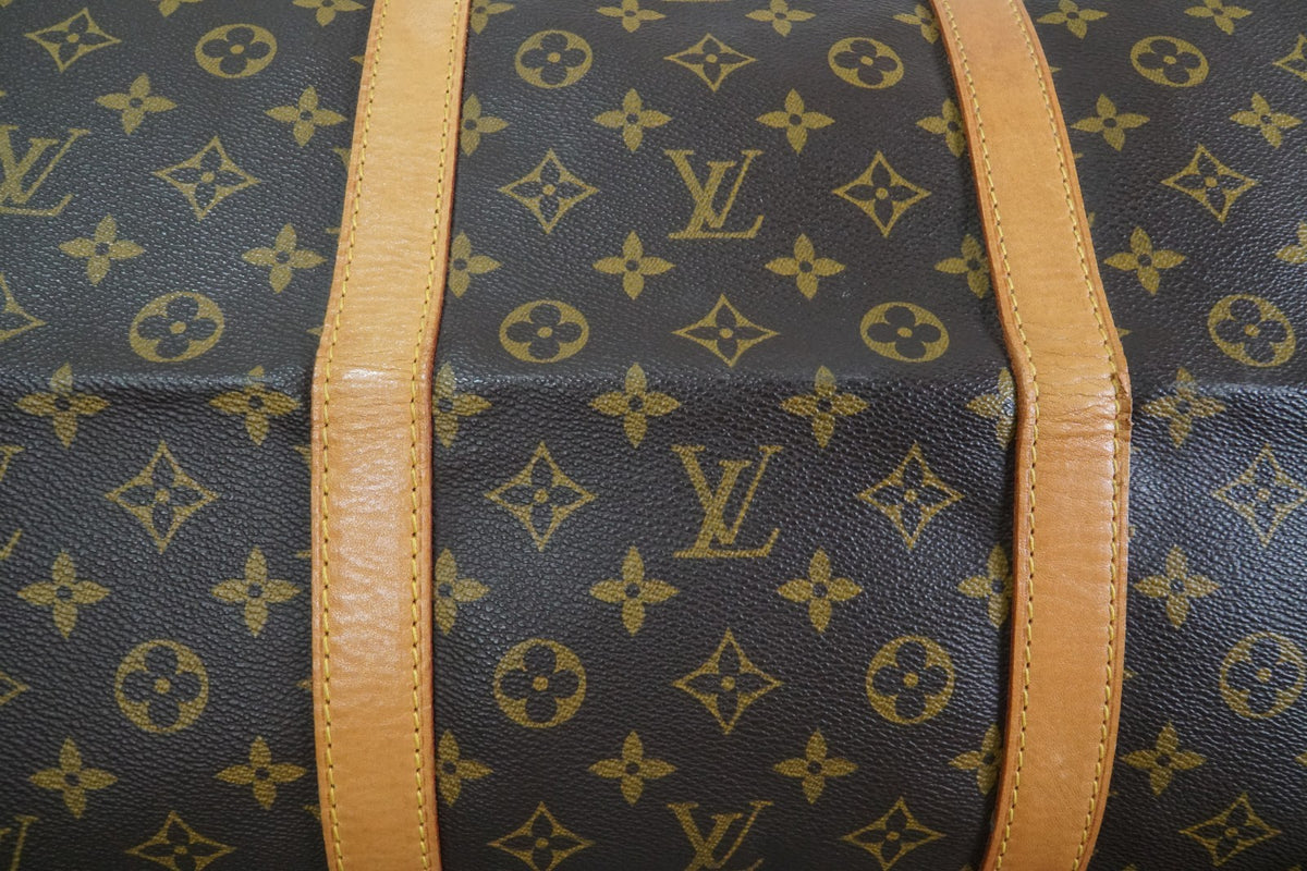 [AB] Louis Vuitton Keepall Bandouliere 60 M41412 Monogram Travel Bag Vintage